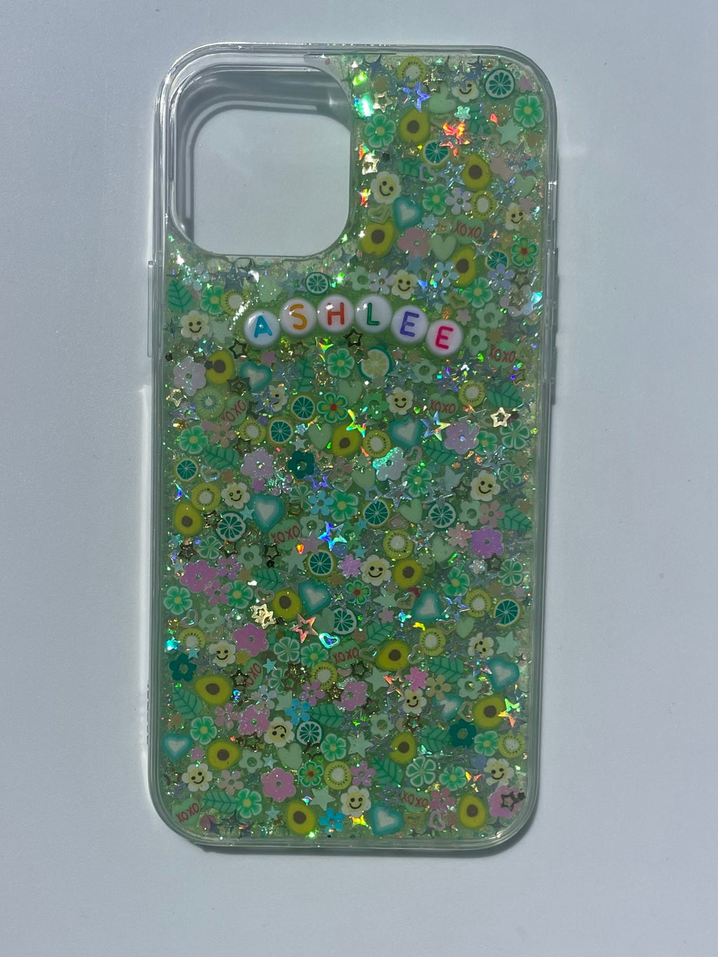 Green Sparkle Phone Case + Matching Grip
