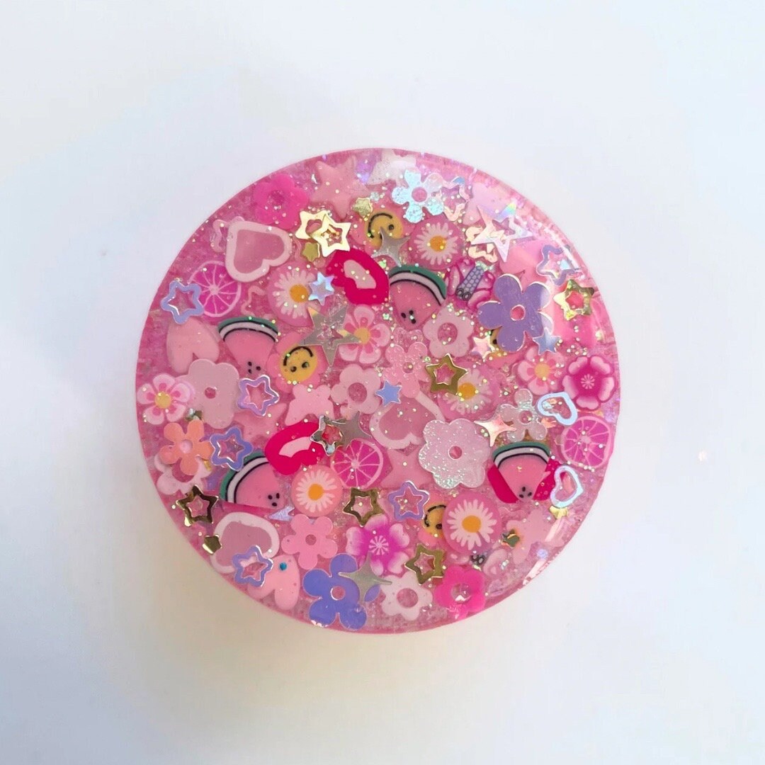 Pink Sparkle Phone Case + Matching Grip