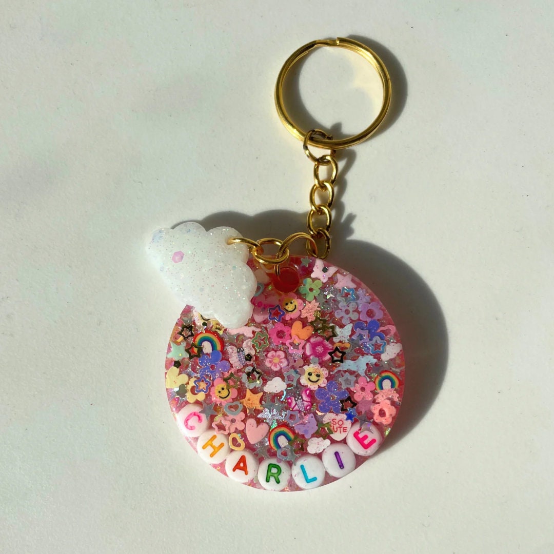 Cloud Sparkle KeyChain