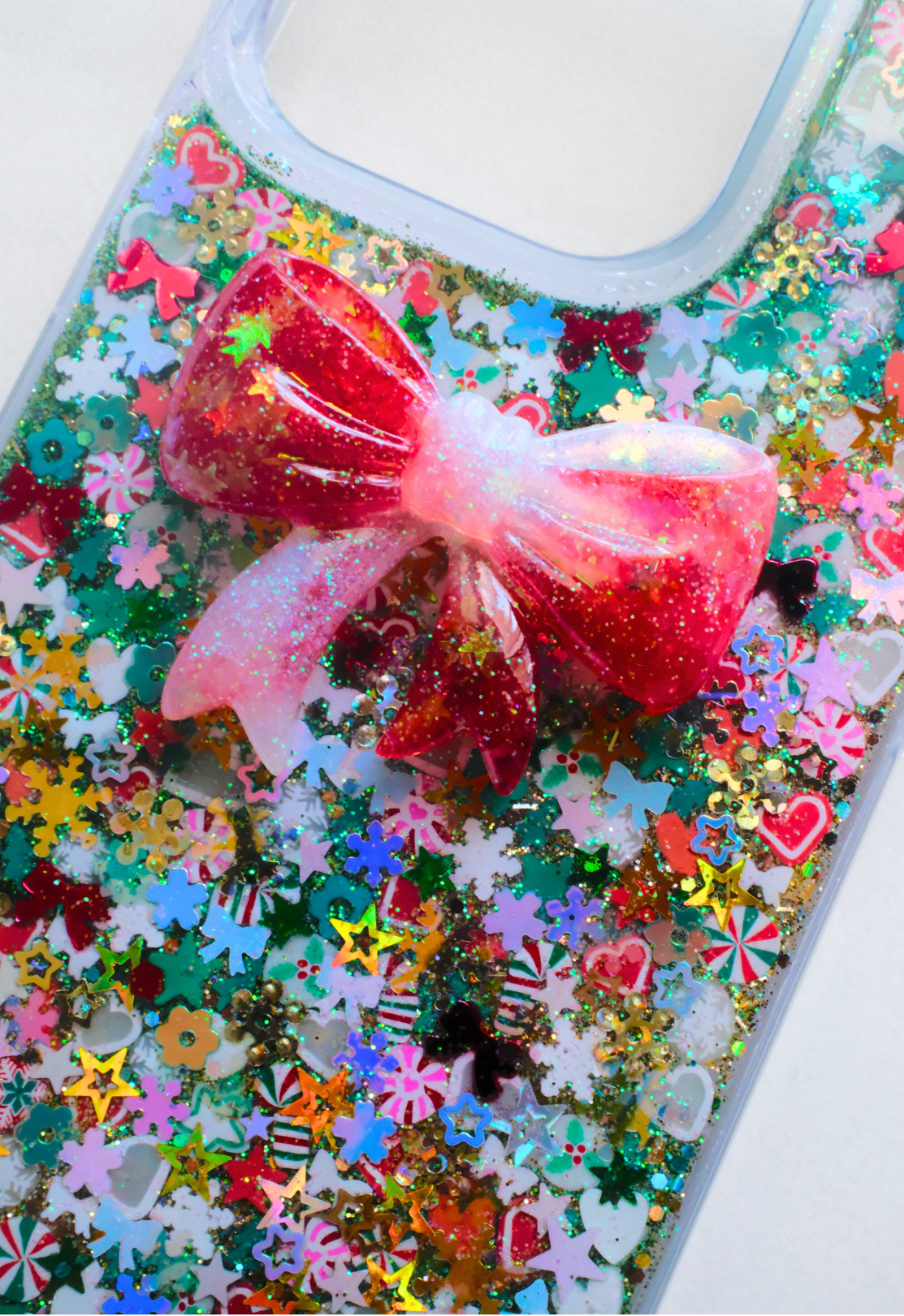 Christmas Coquette Sparkle Phone Case