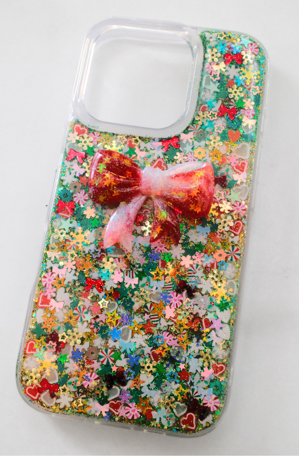 Christmas Coquette Sparkle Phone Case