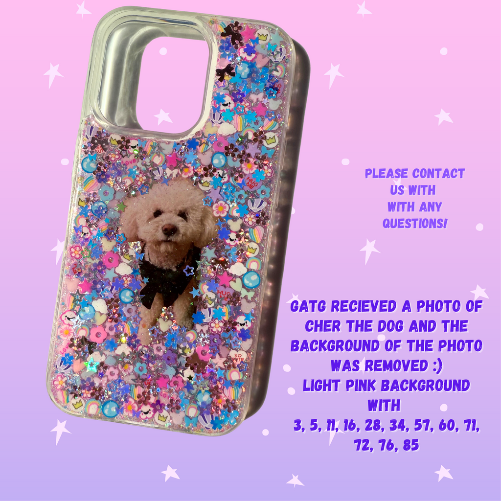 CUSTOM Photo Sparkle Phone Case