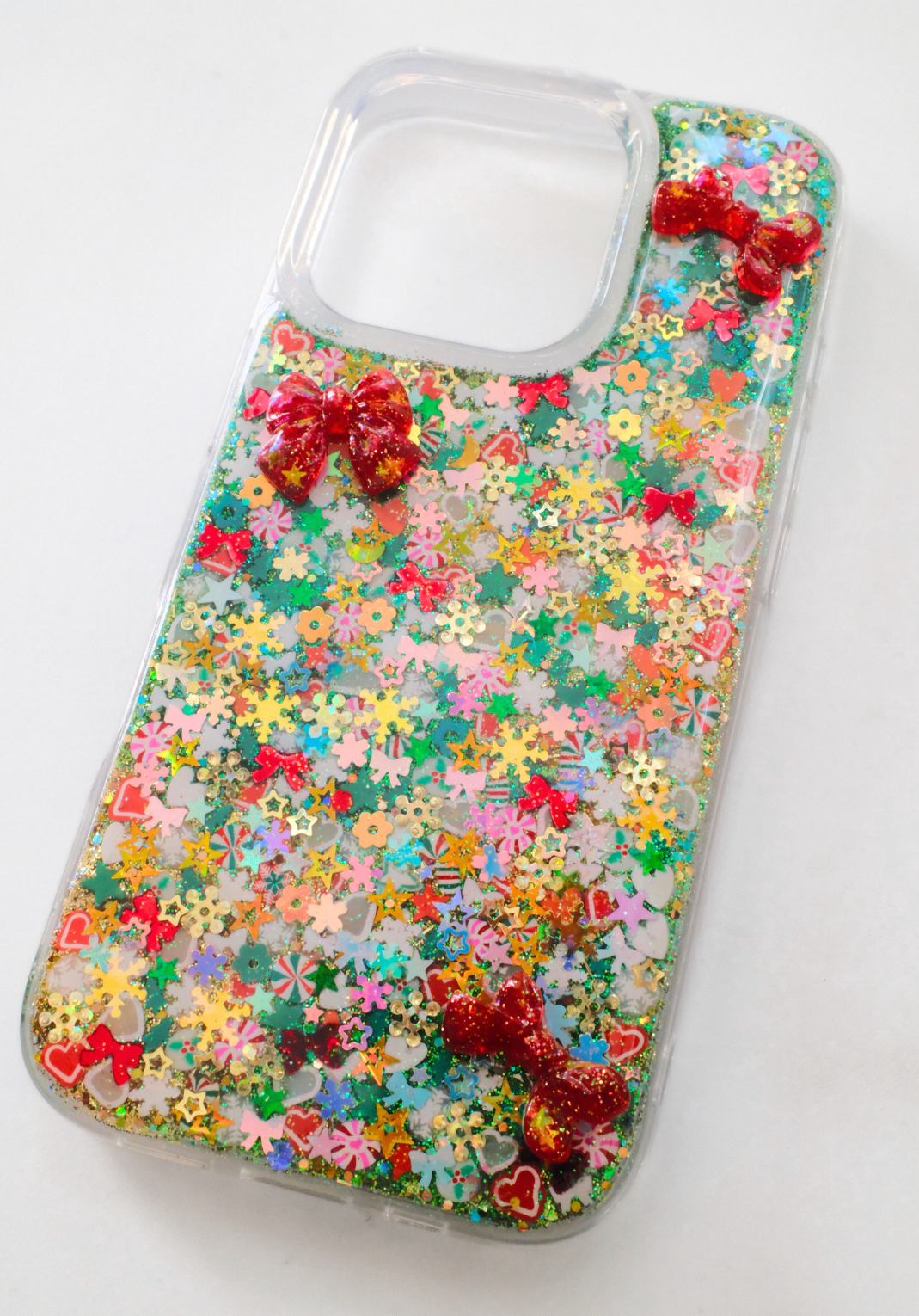Christmas Coquette Sparkle Phone Case