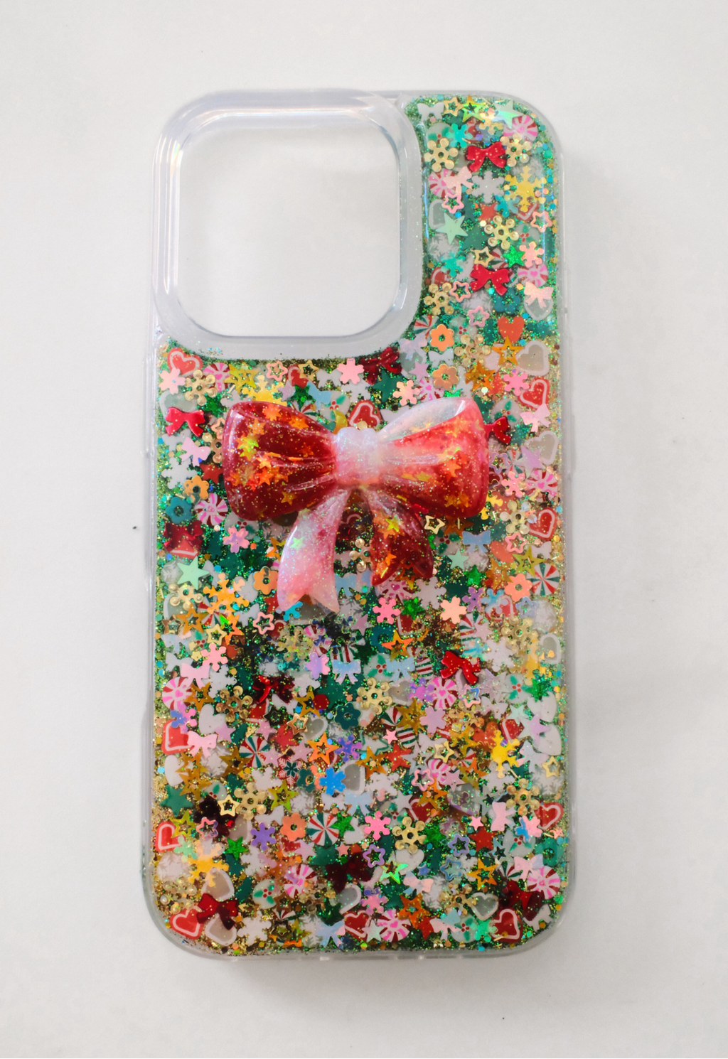 Christmas Coquette Sparkle Phone Case