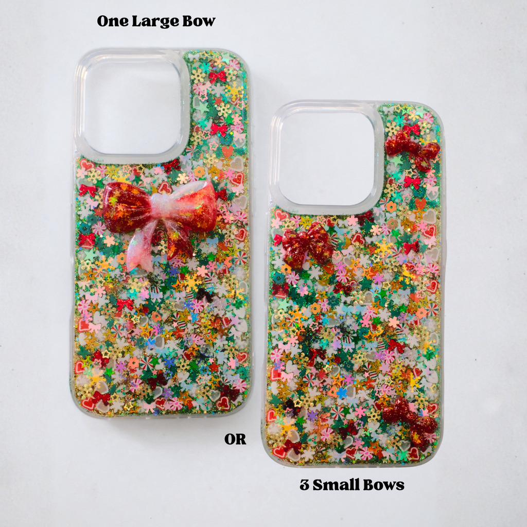 Christmas Coquette Sparkle Phone Case