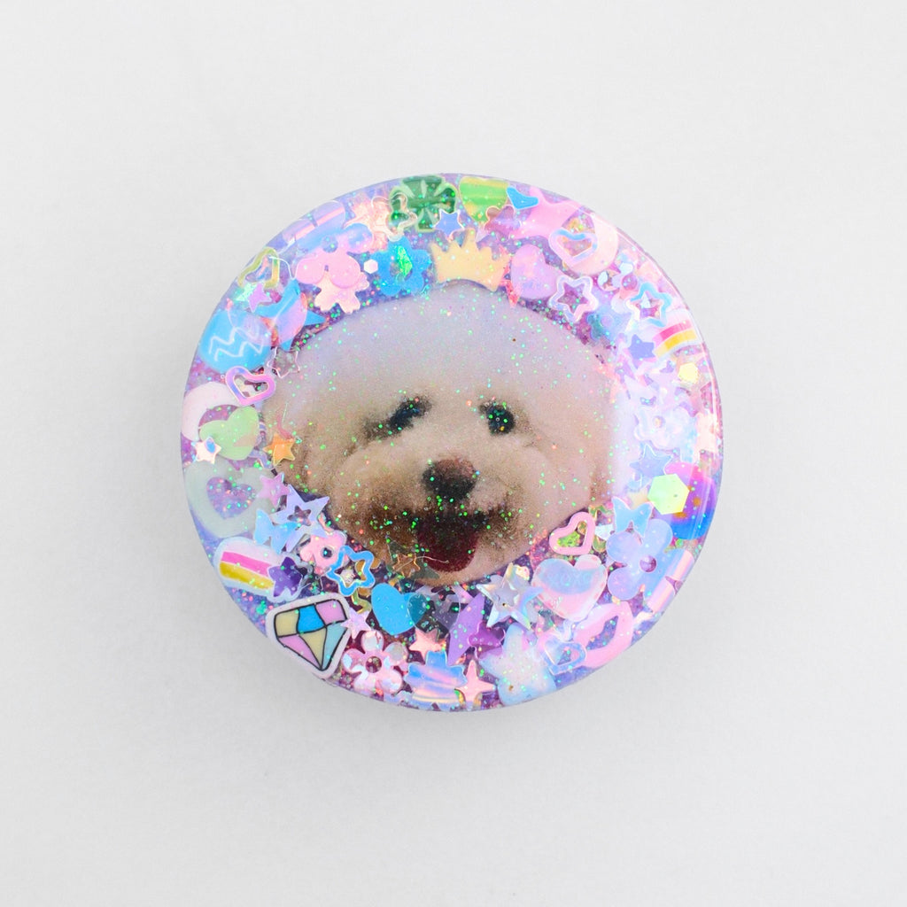 CUSTOM Photo Sparkle Phone Grip