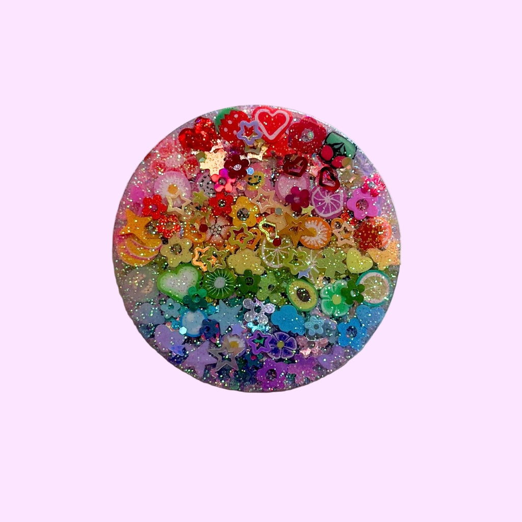 Rainbow Sparkle Phone Grip