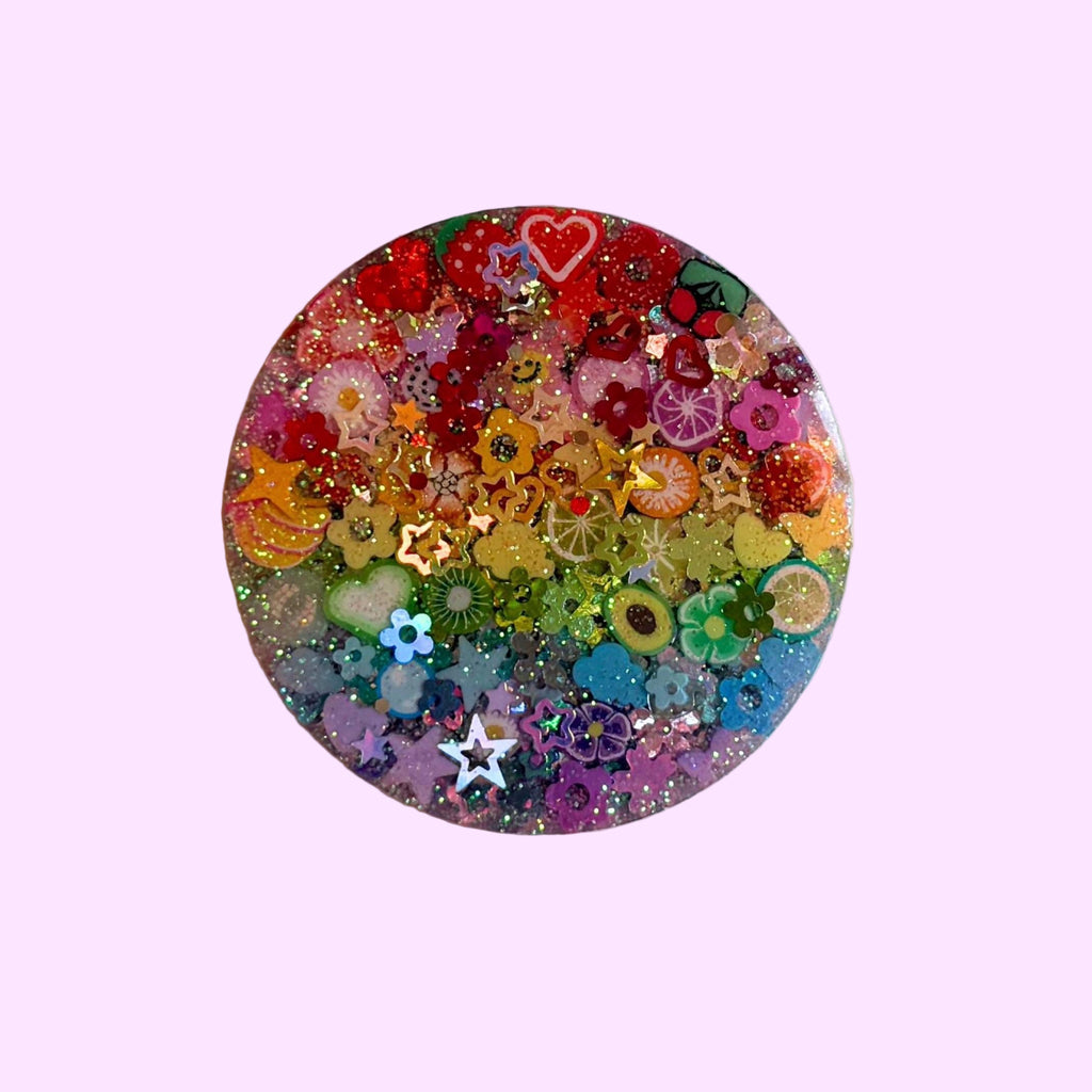 Rainbow Sparkle Phone Grip
