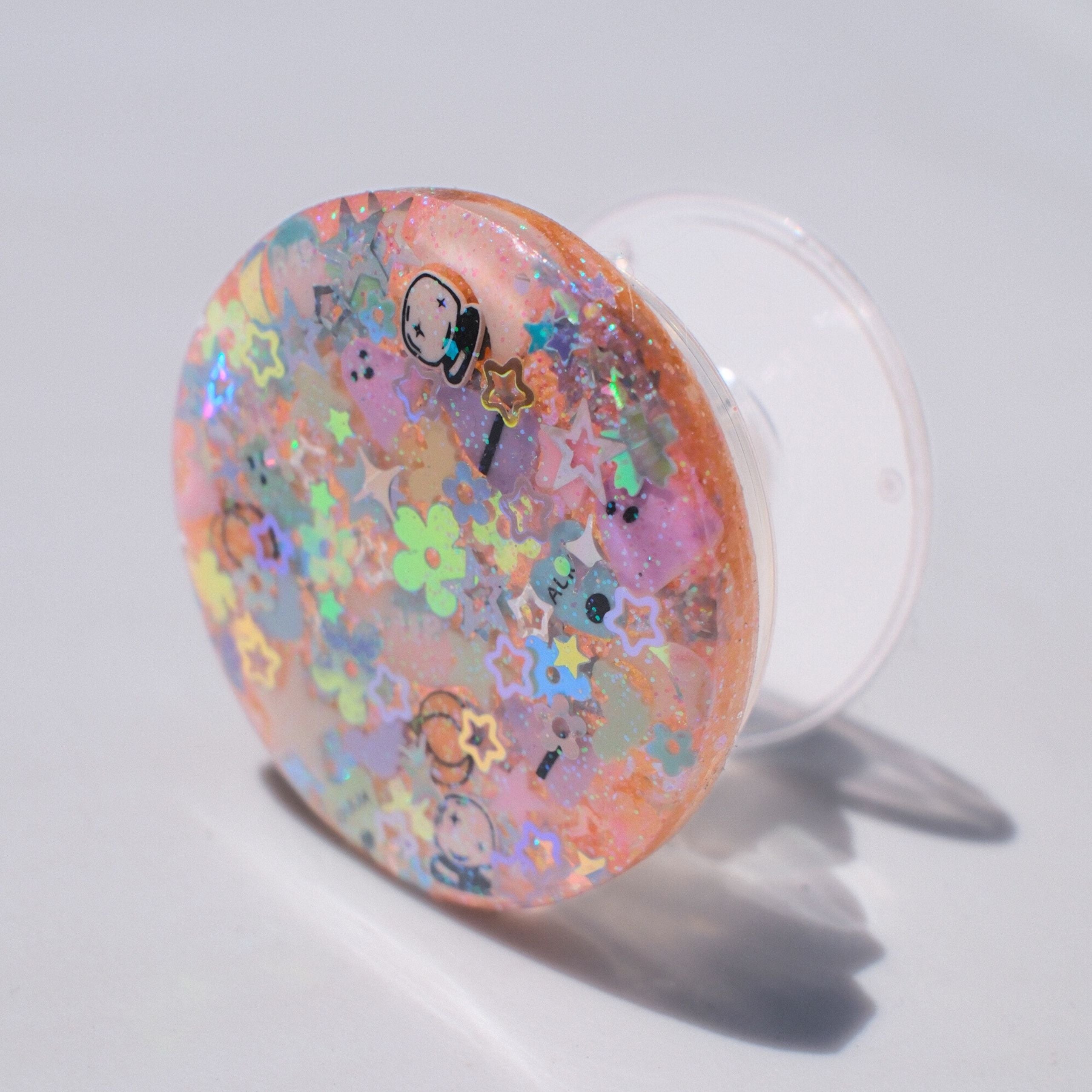 Soft Spooky Sparkle Phone Grip