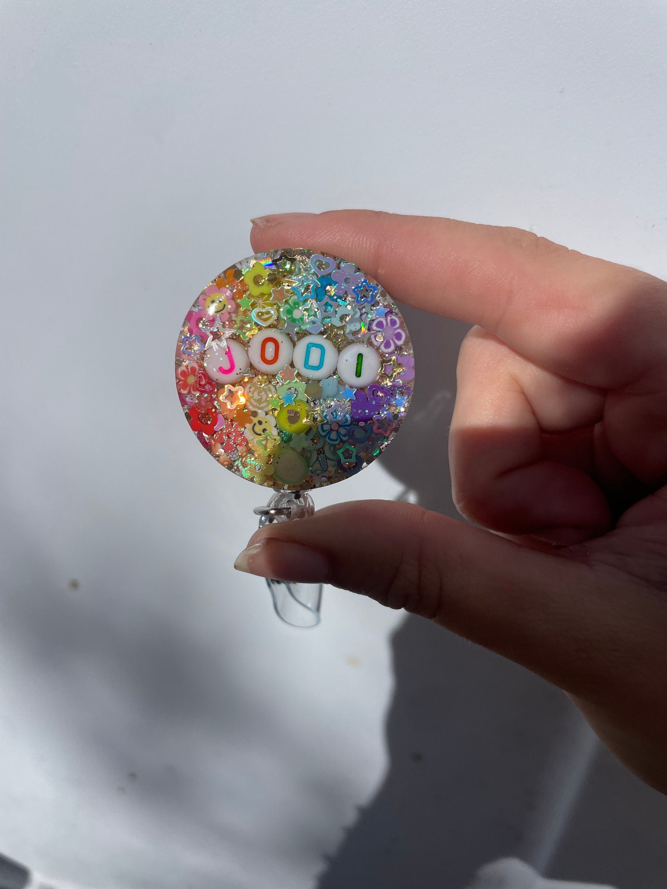 Sparkle Rainbow Badge Reel