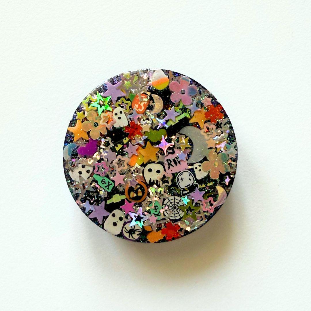 Dark Spooky Sparkle Phone Grip