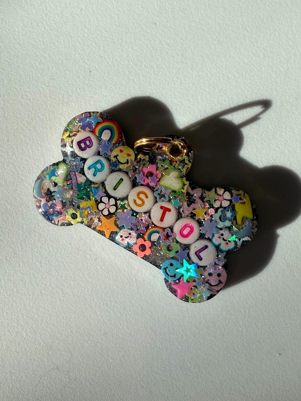 Funky Sparkle Pet ID Tag