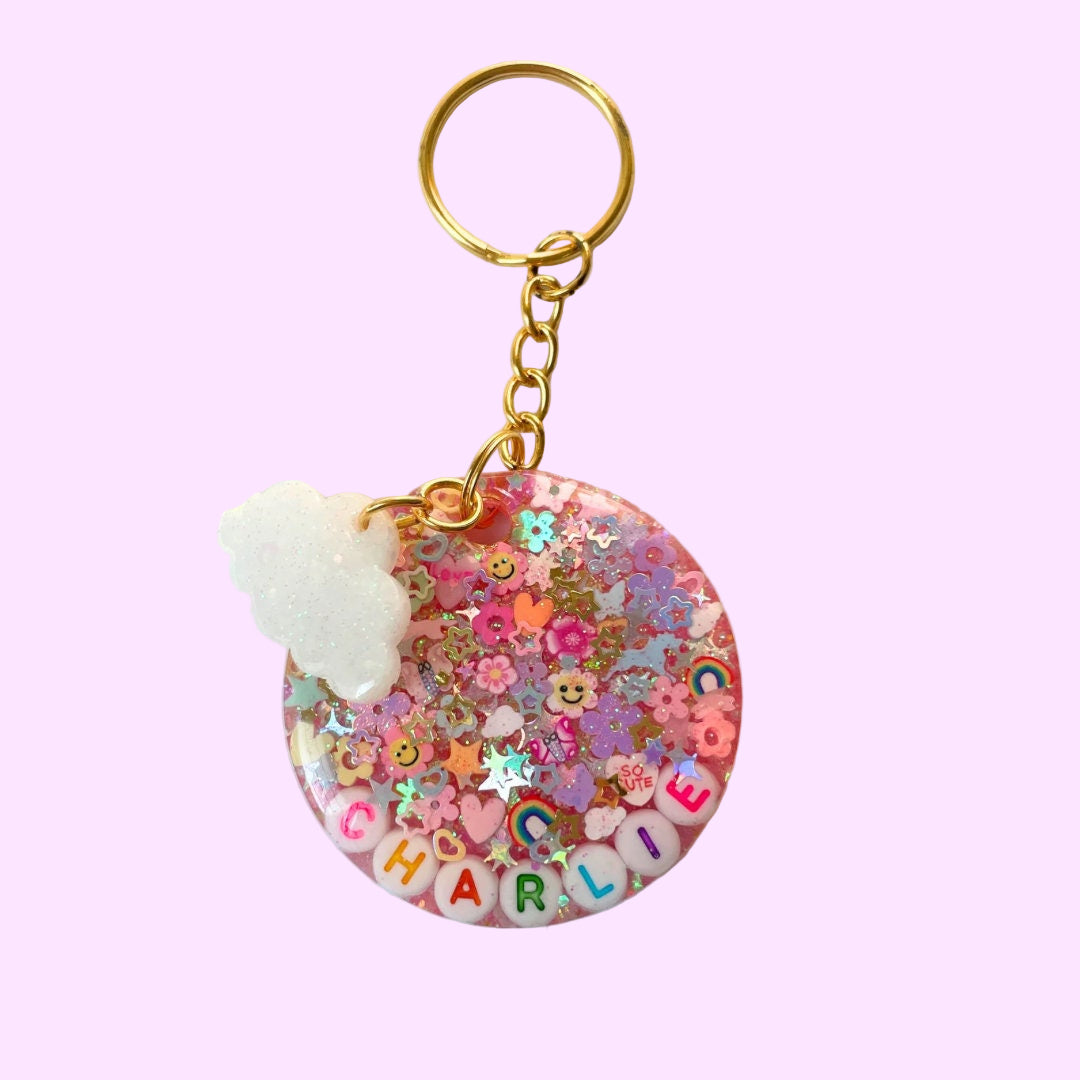 Cloud Sparkle KeyChain