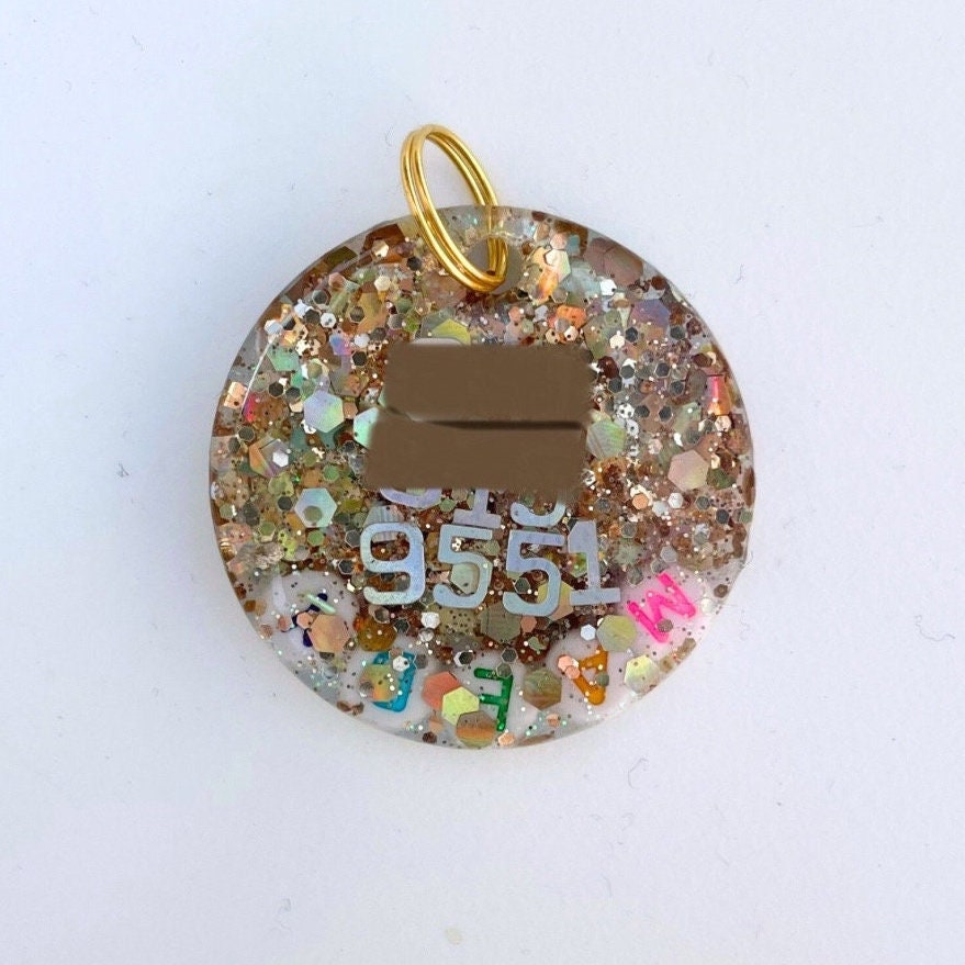 Pastel Sparkle Pet Tag