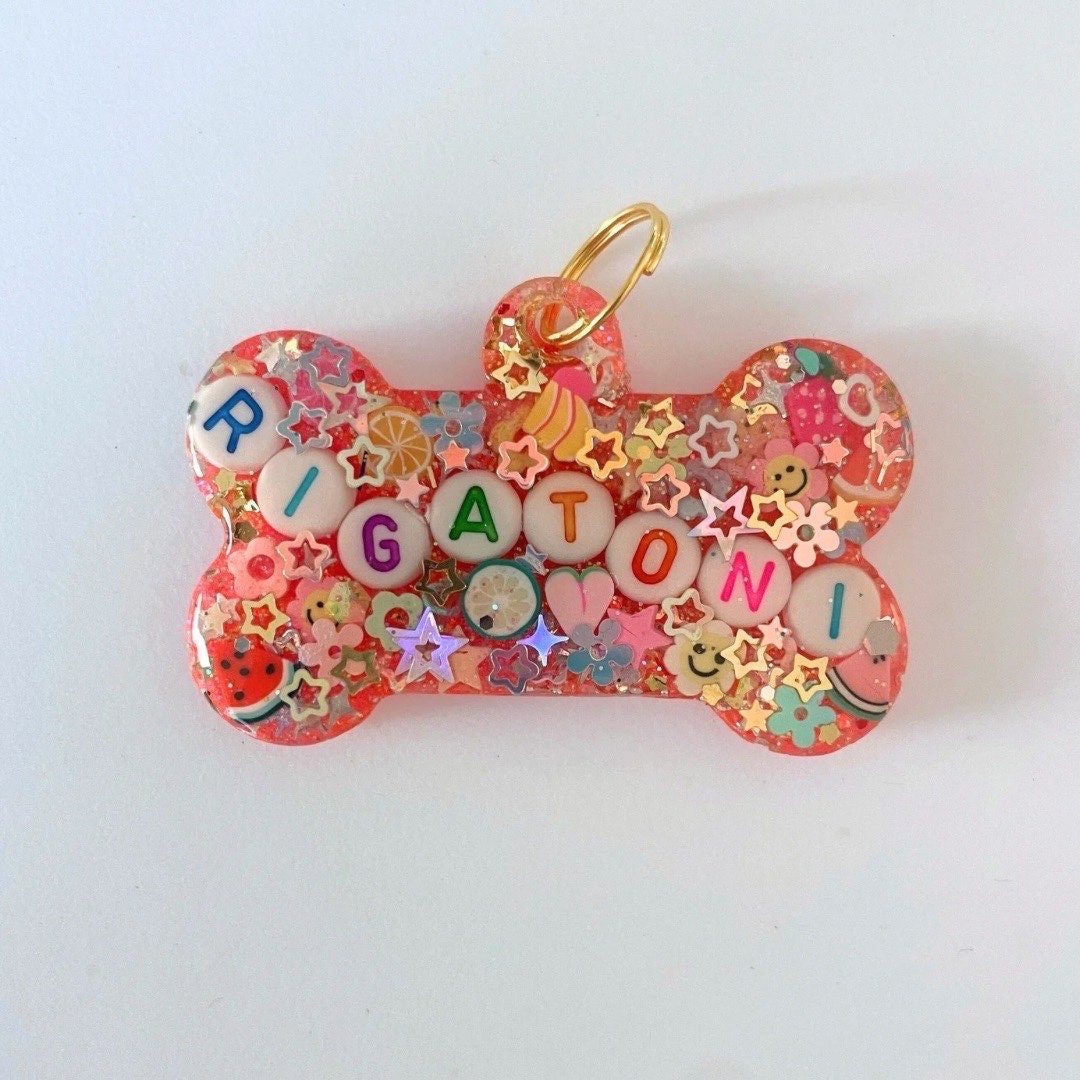 Summertime Sparkle Pet ID Tag