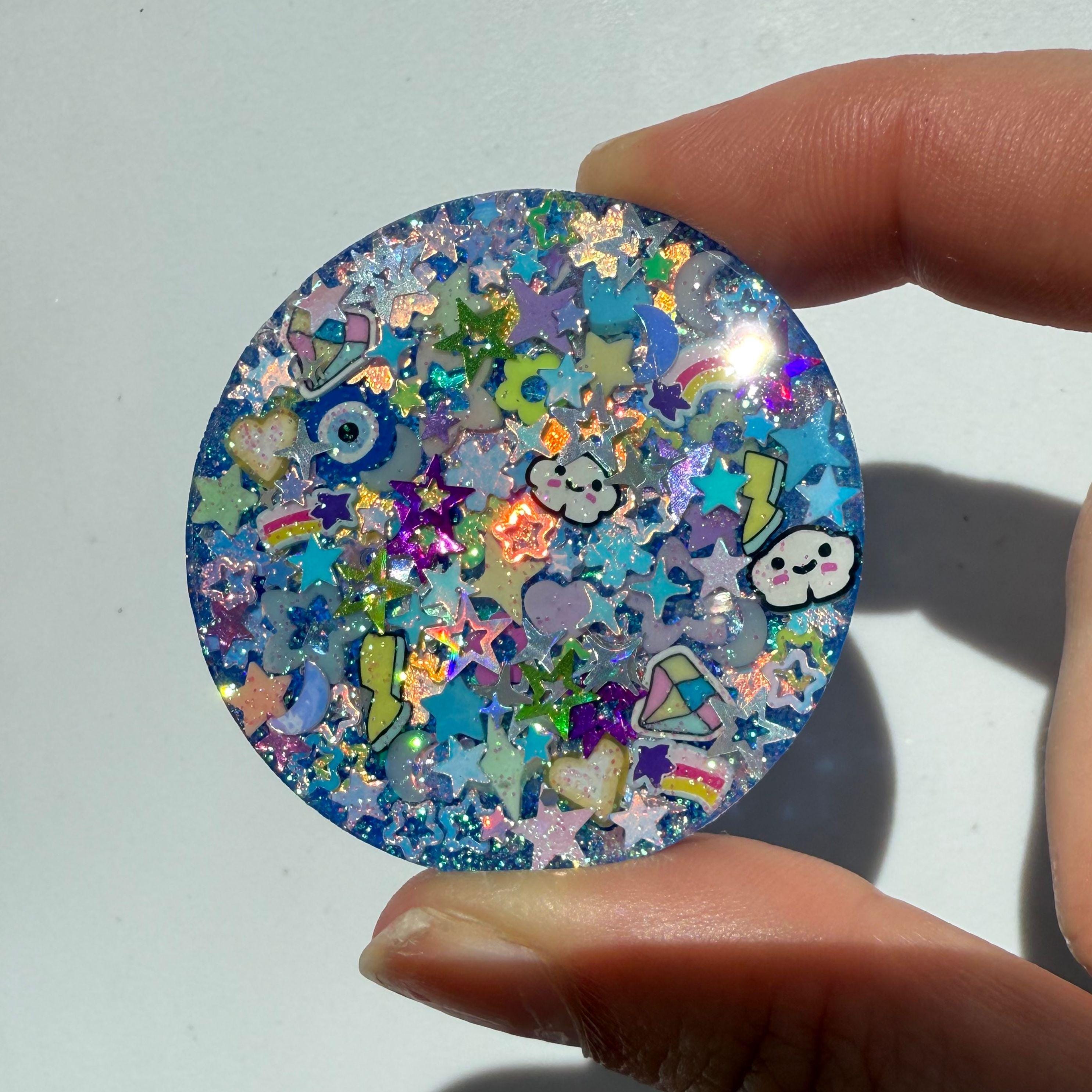 Navy Blue Sparkle Phone Grip