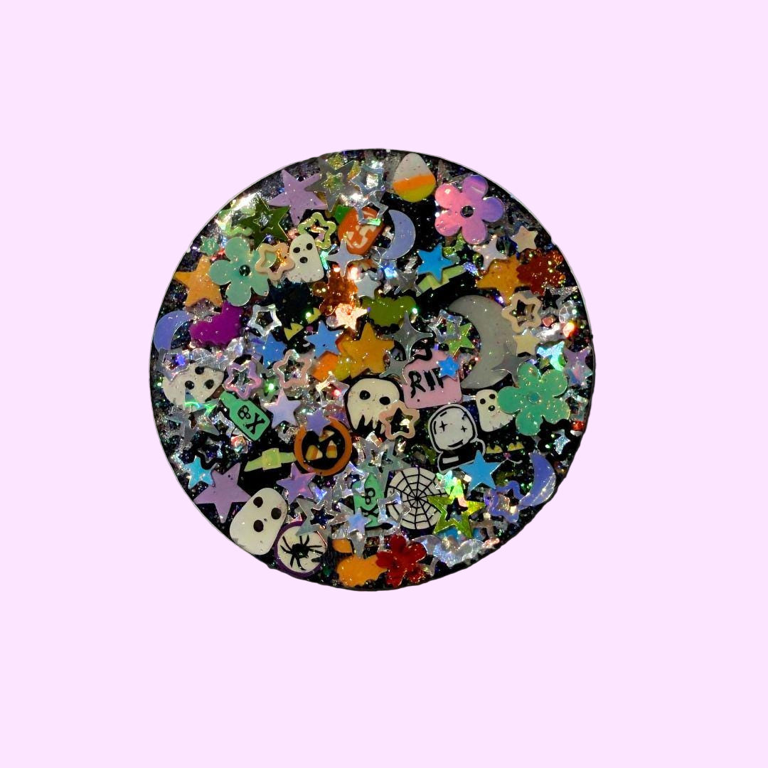 Dark Spooky Sparkle Phone Grip