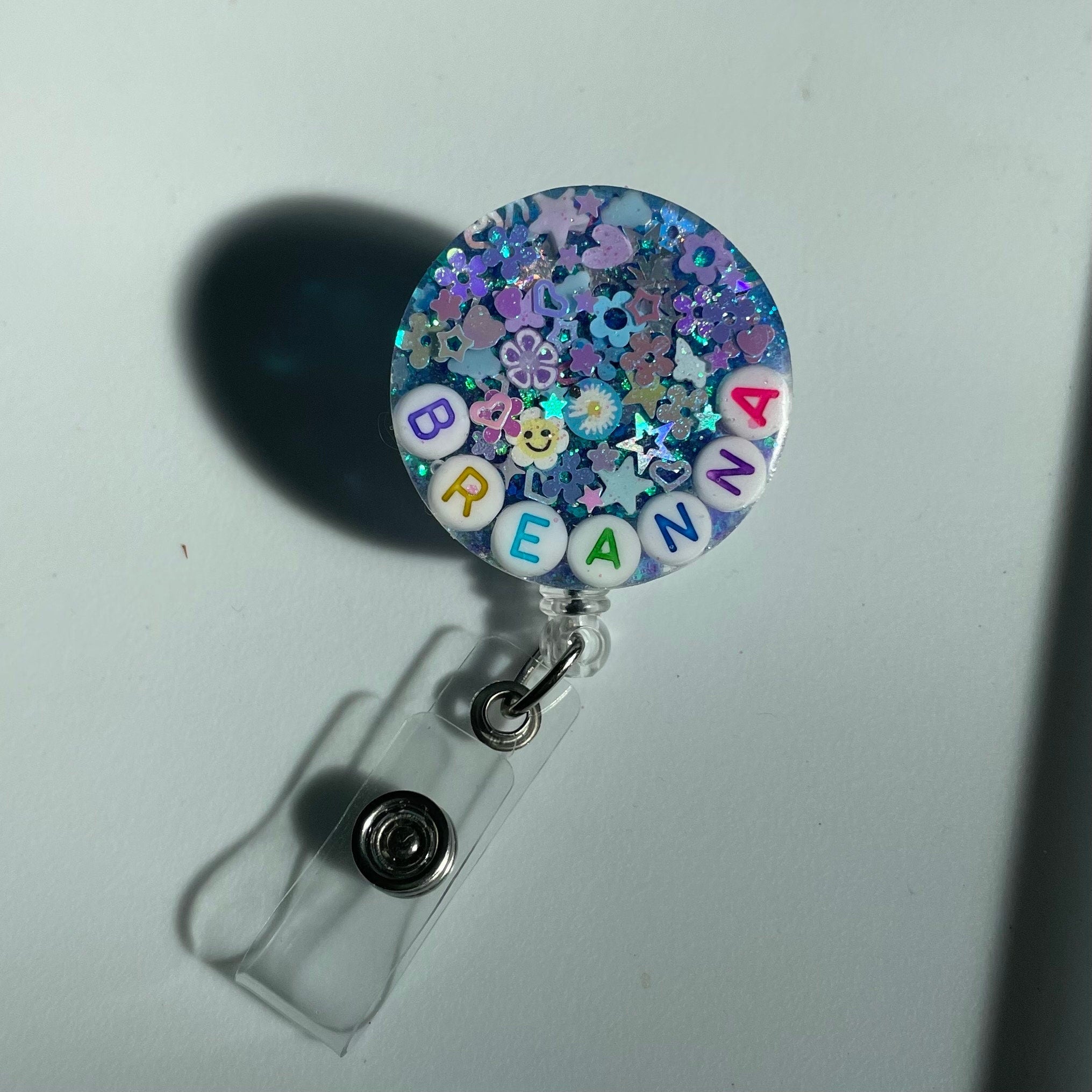 Periwinkle Sparkle Badge Reel