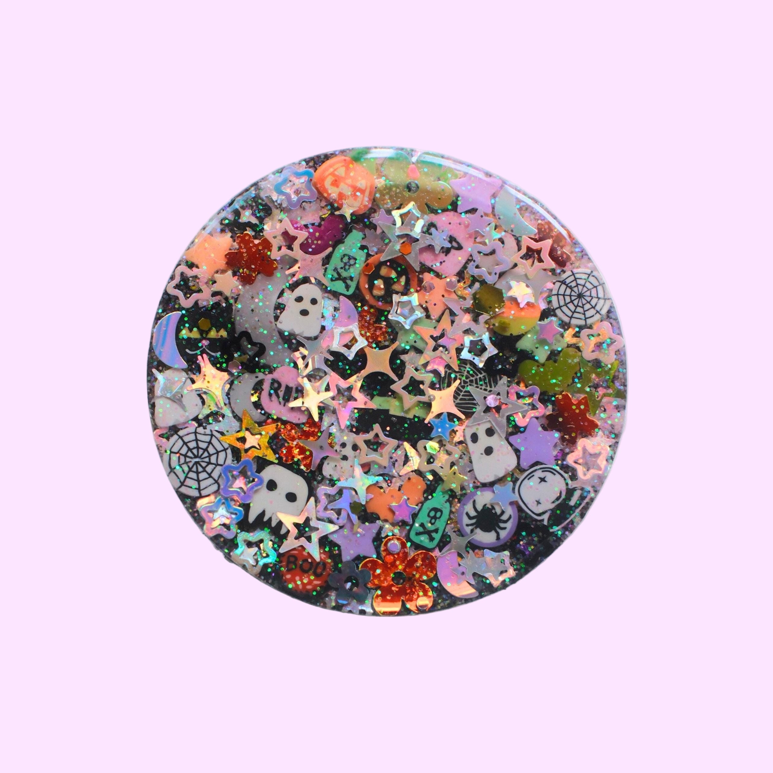 Dark Spooky Sparkle Phone Grip