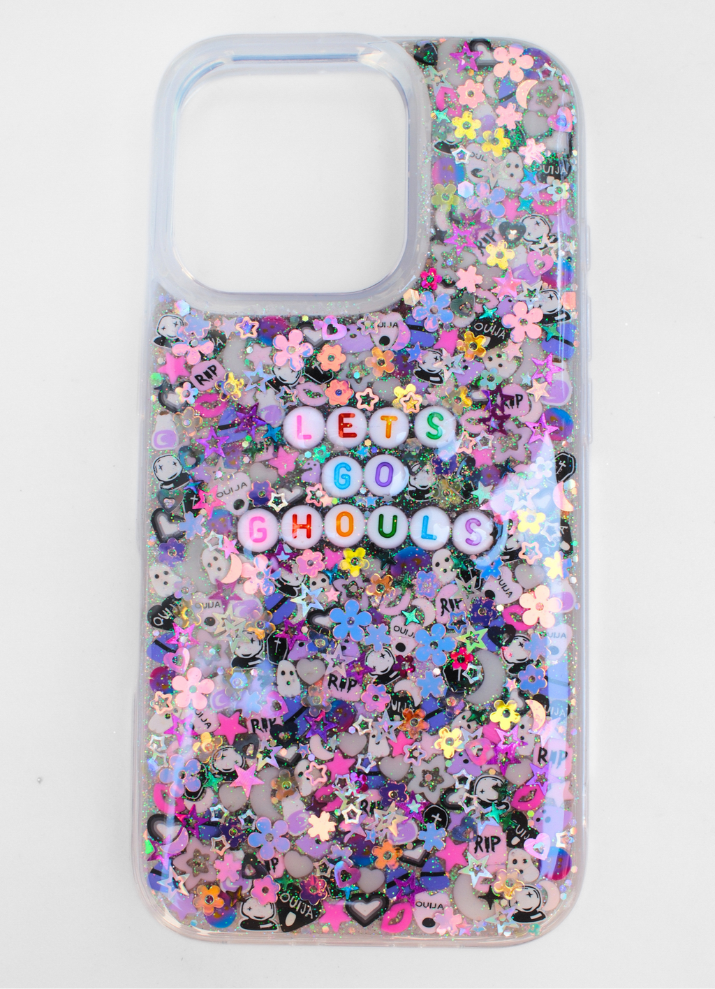 Lets Go Ghouls Sparkle Phone Case