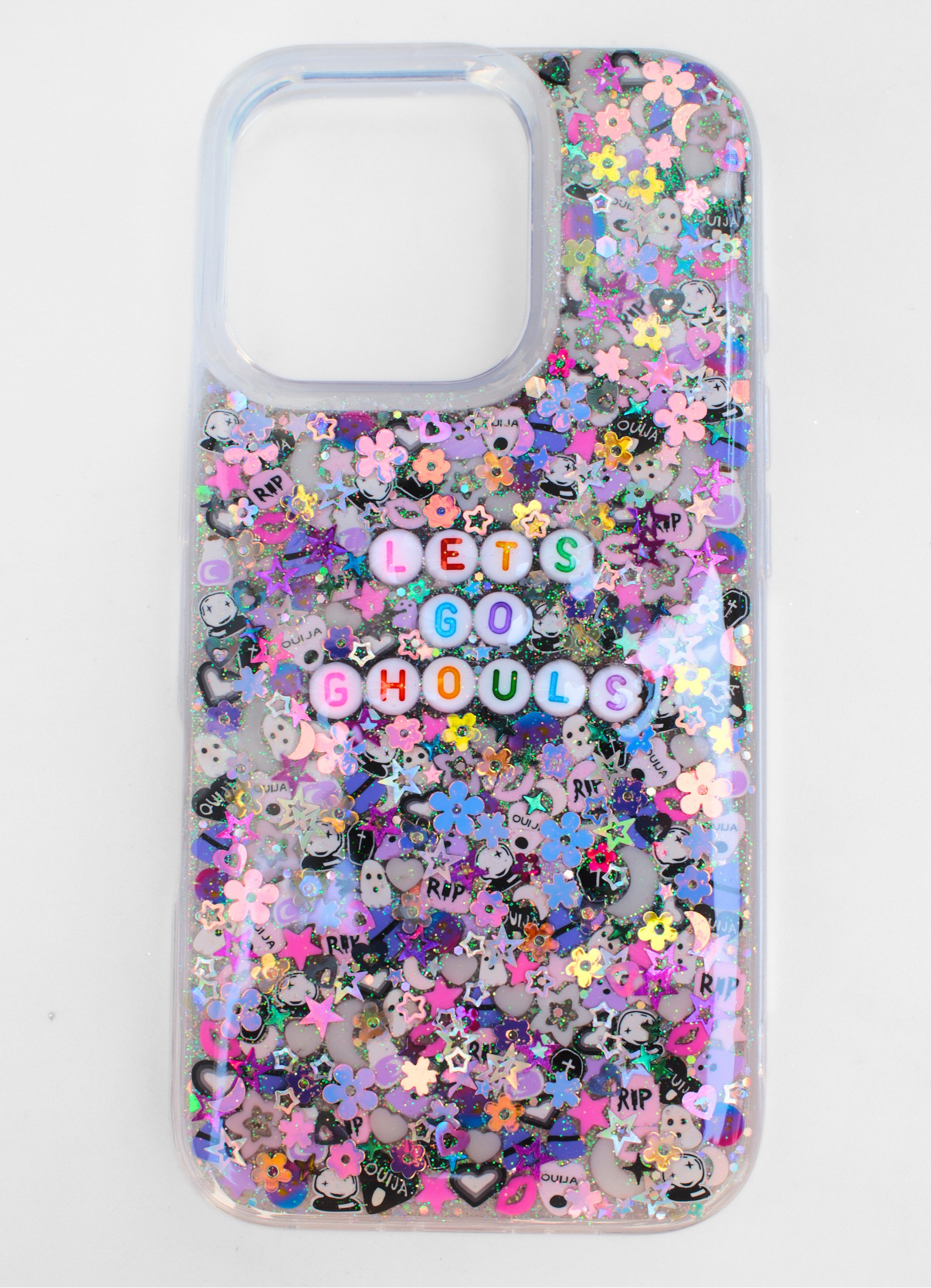 Lets Go Ghouls Sparkle Phone Case