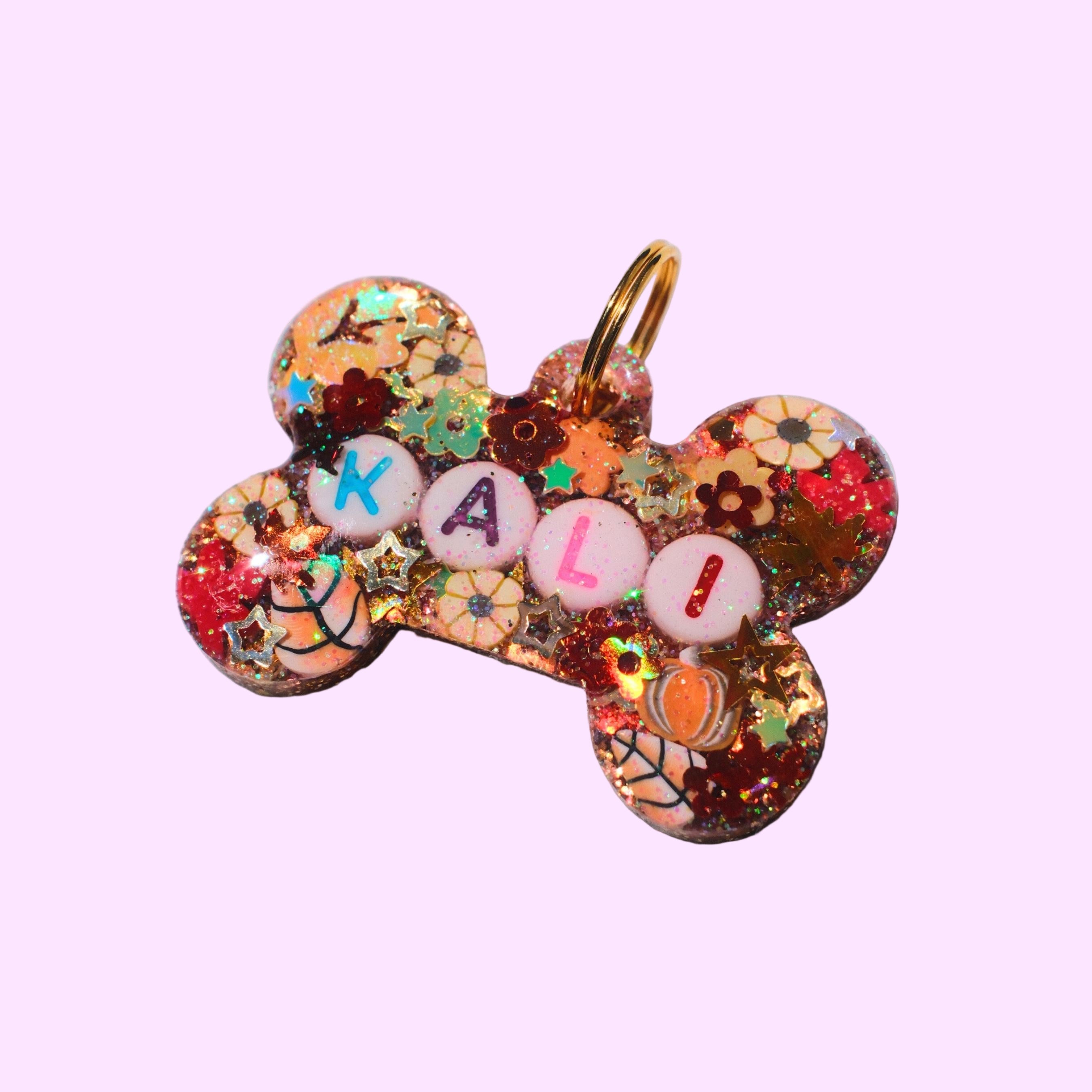 Autumn Sparkle Pet ID Tag