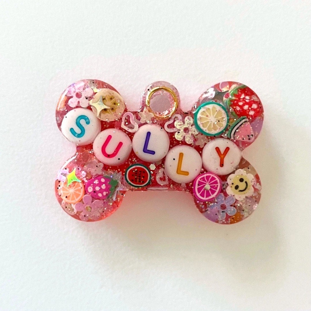 Summertime Sparkle Pet ID Tag