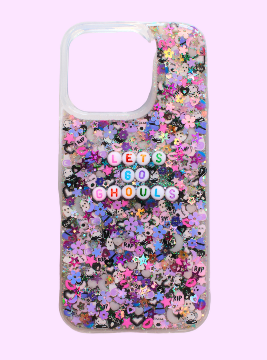 Lets Go Ghouls Sparkle Phone Case