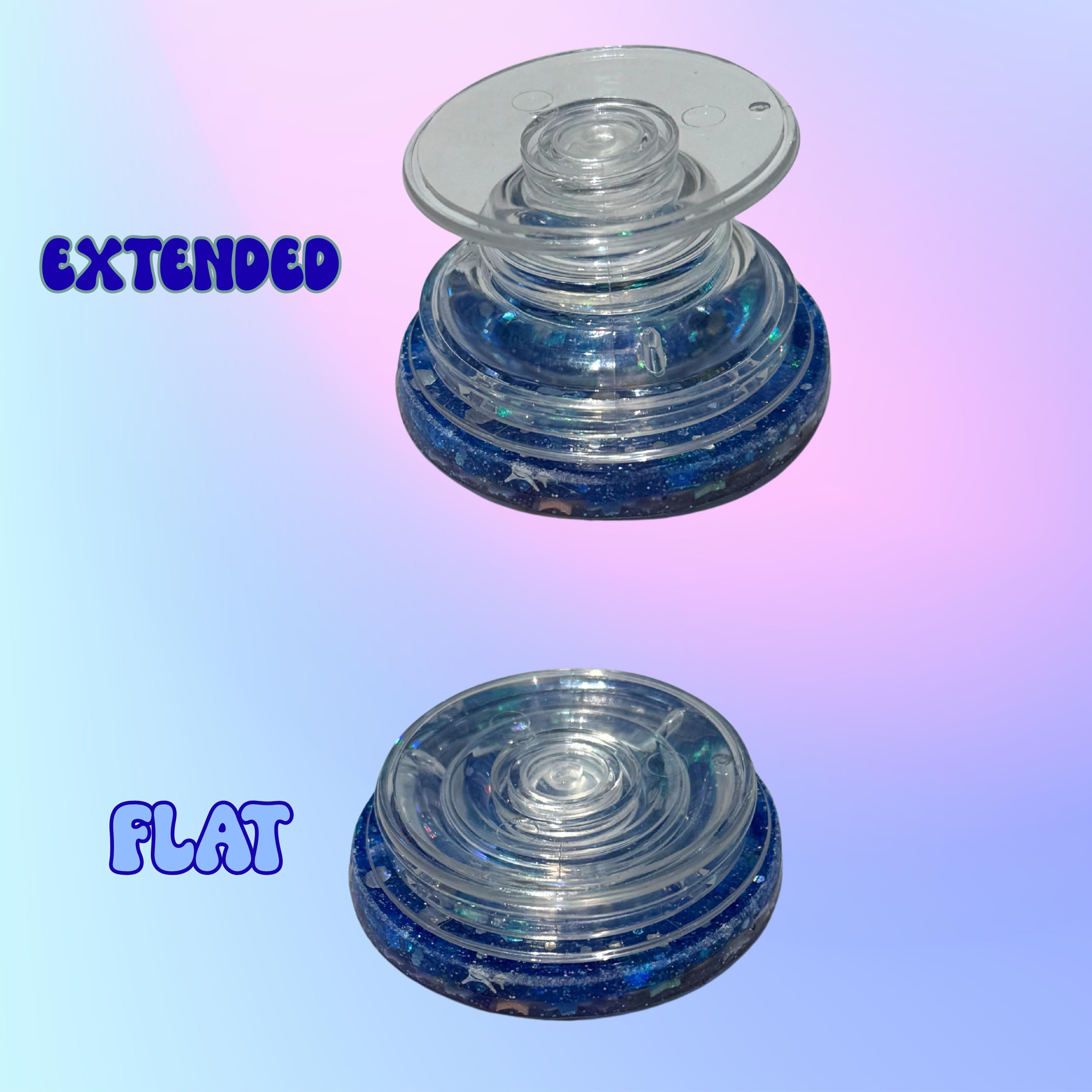 Sorority Glitter Phone Grip: Greek Letter Phone Grip