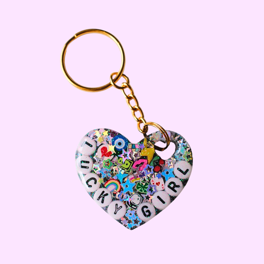 Lucky Girl Keychain