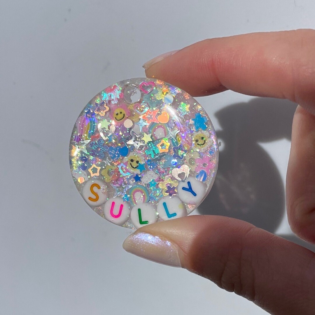 Iridescent Sparkle Pet ID Tag