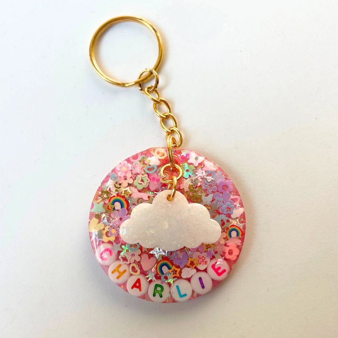 Cloud Sparkle KeyChain