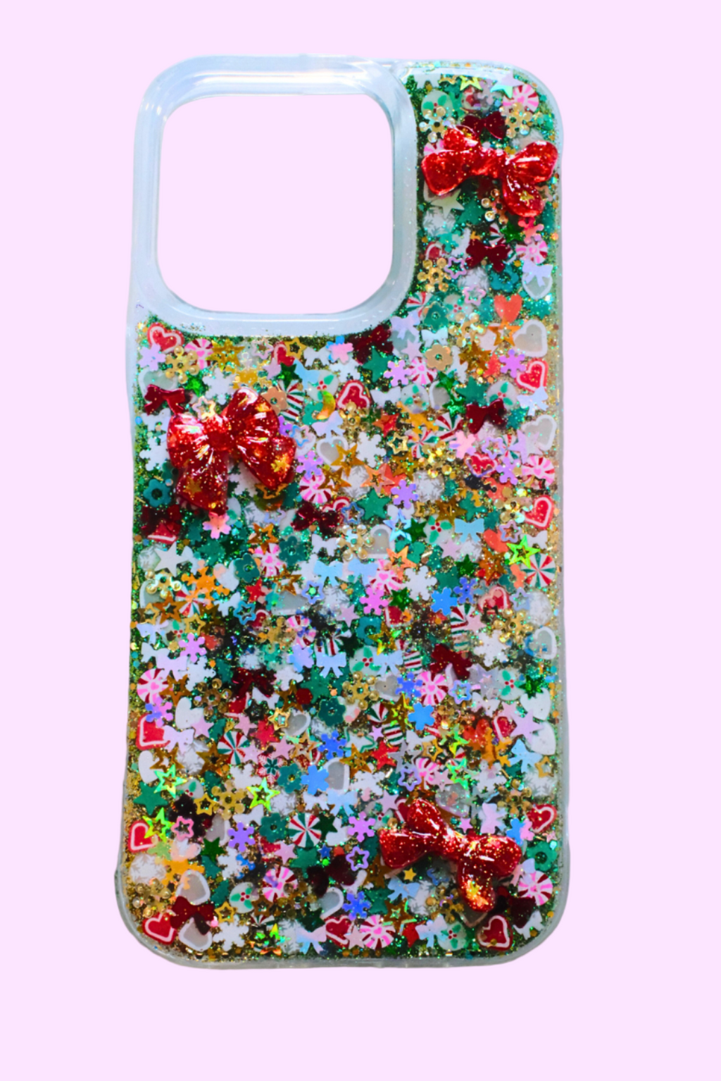 Christmas Coquette Sparkle Phone Case