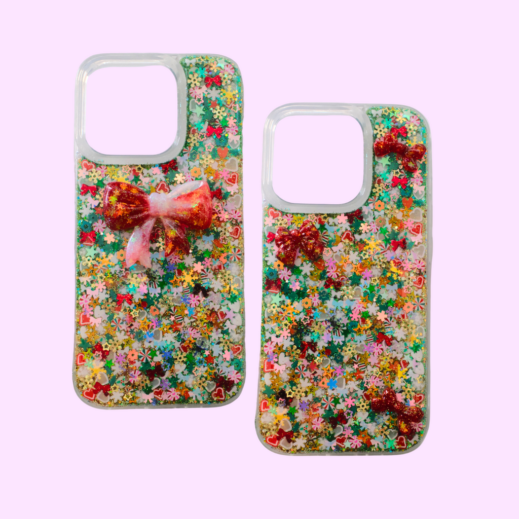 Christmas Coquette Sparkle Phone Case