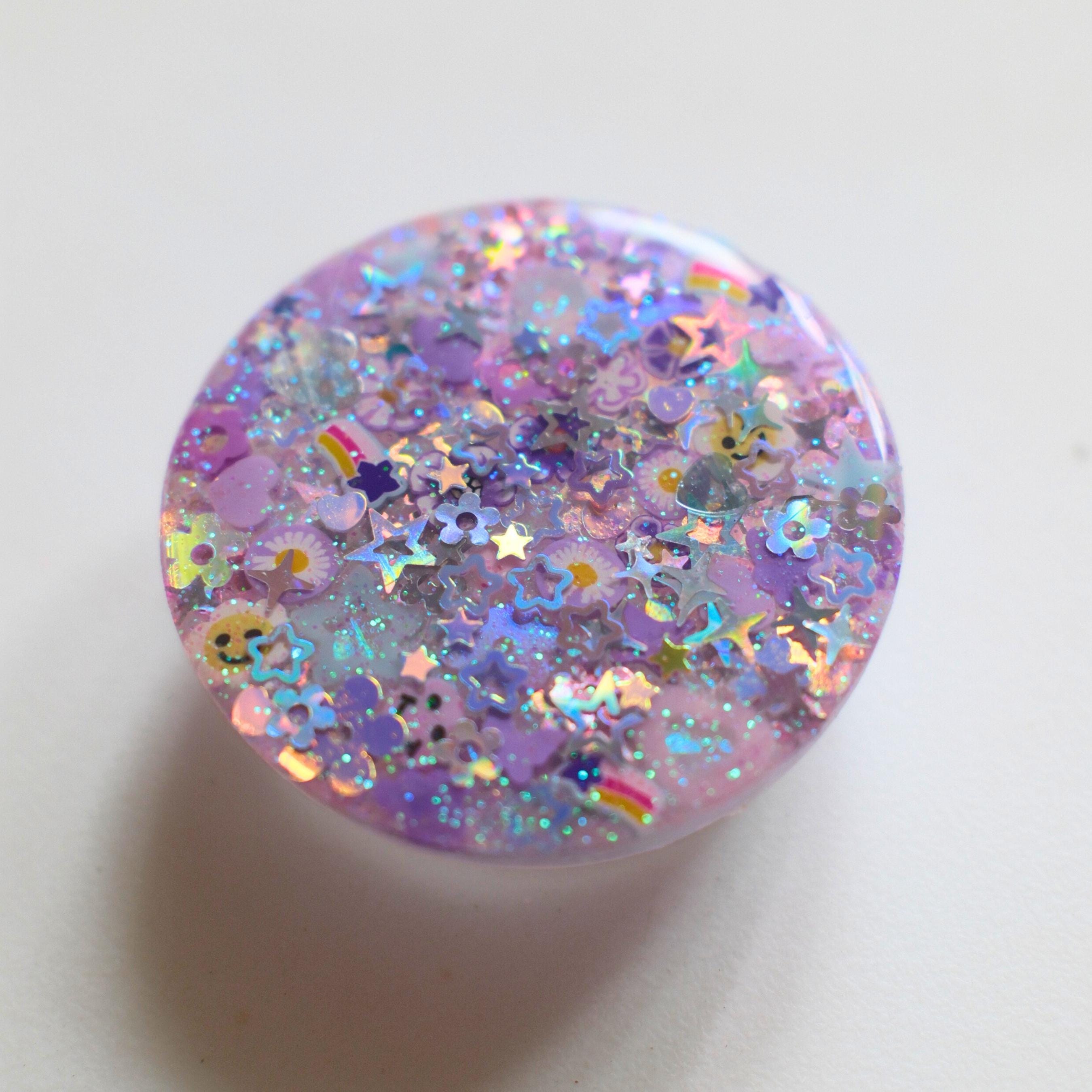 Soft Purple Sparkle Phone Grip