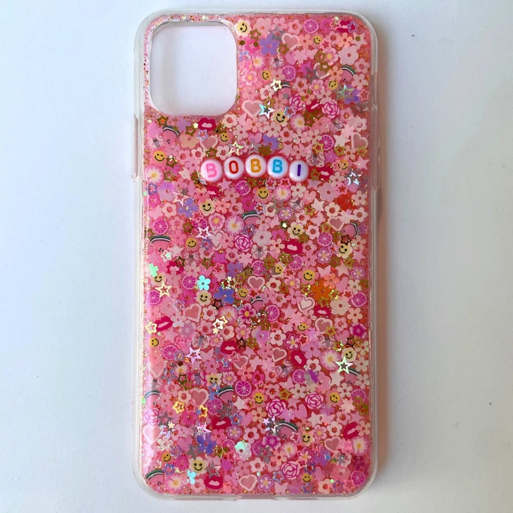 Pink Sparkle Phone Case + Matching Grip