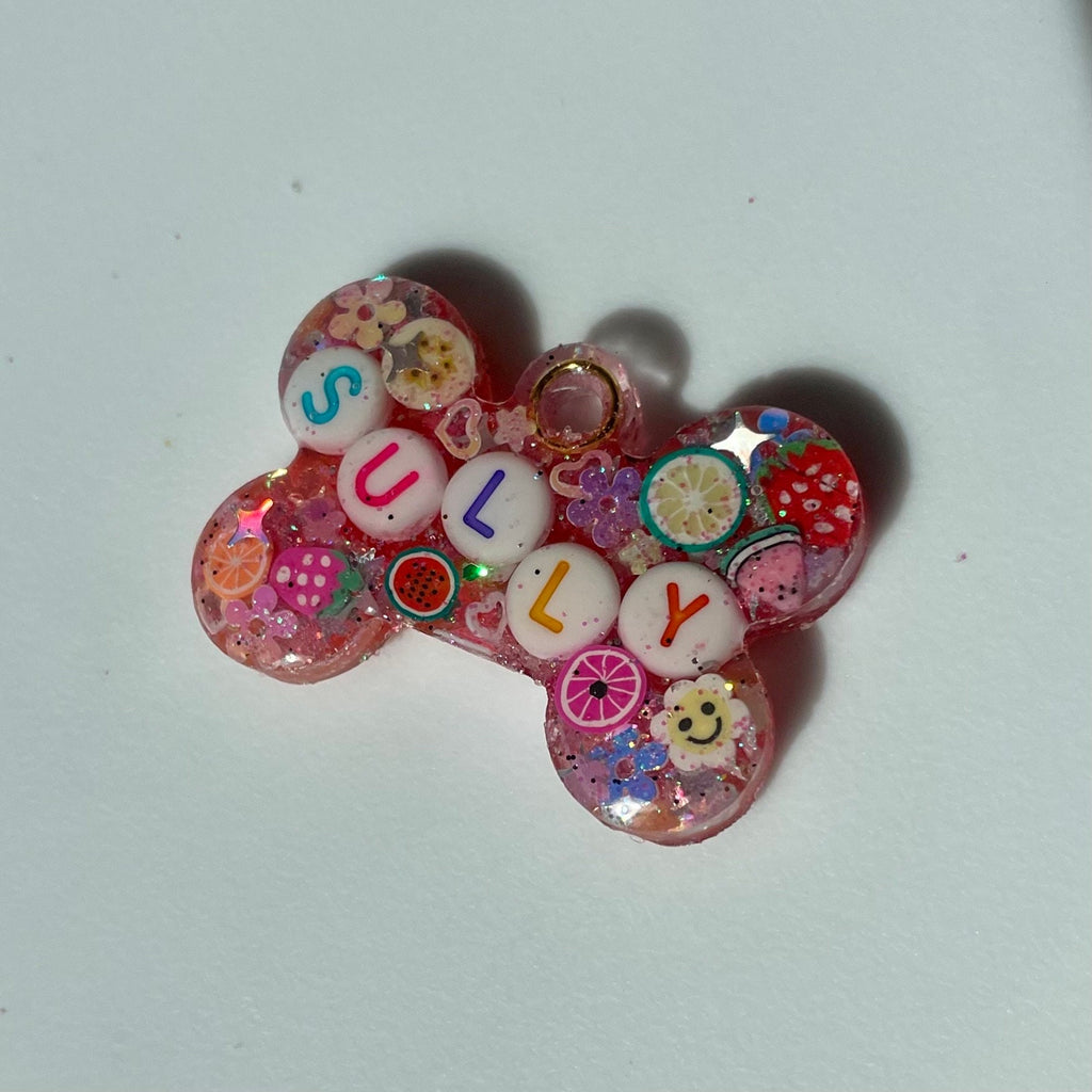 Summertime Sparkle Pet ID Tag