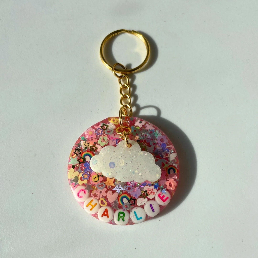 Cloud Sparkle KeyChain