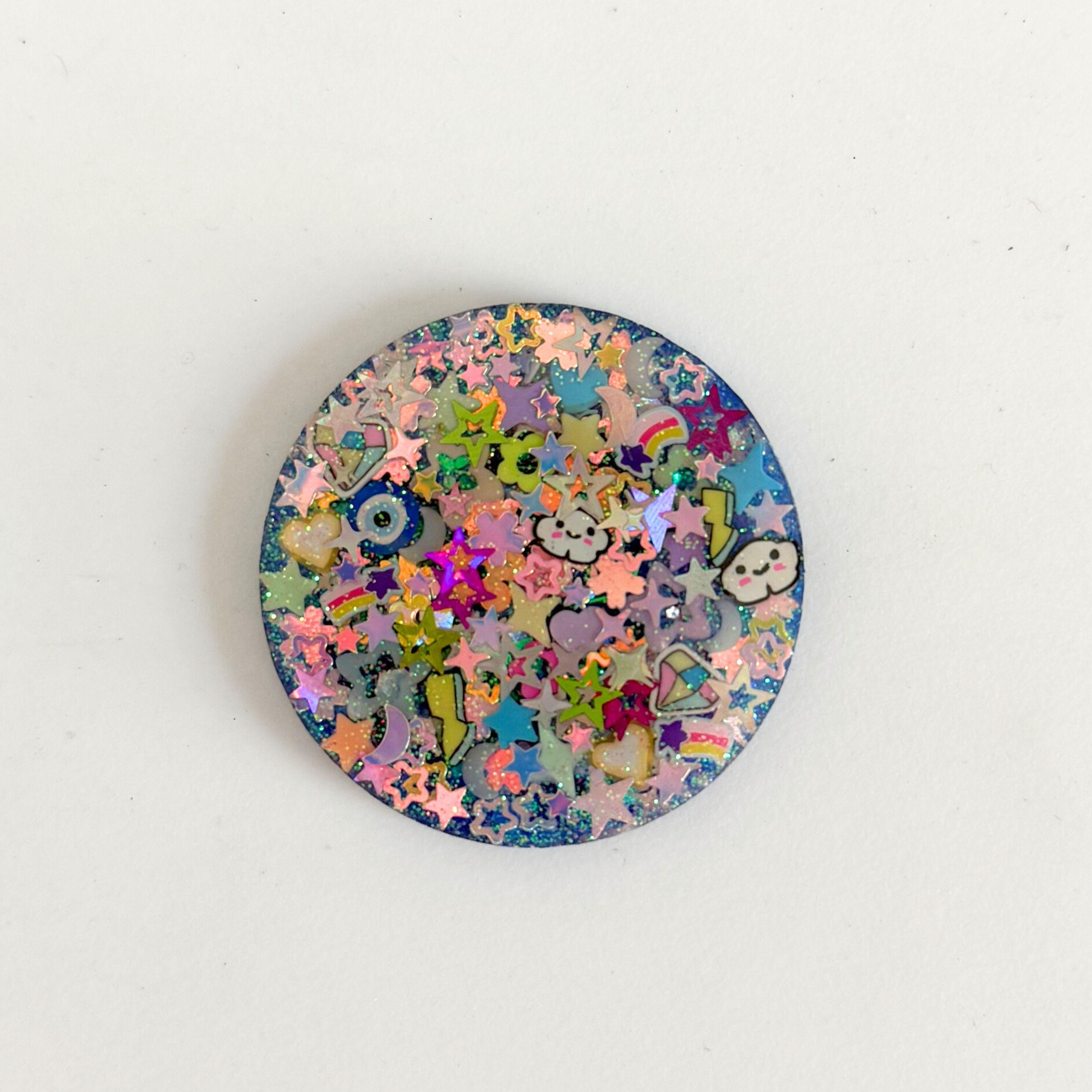 Navy Blue Sparkle Phone Grip