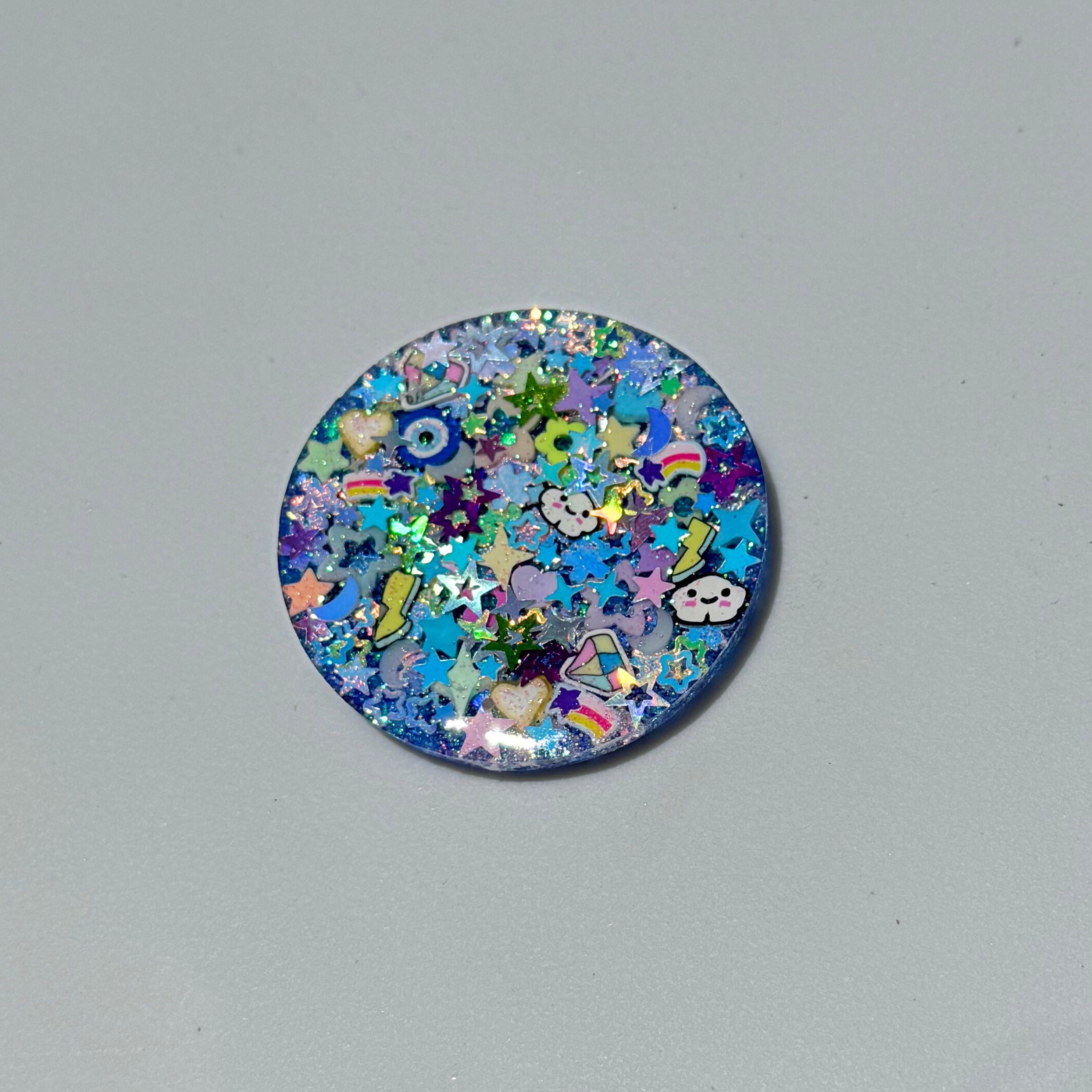 Navy Blue Sparkle Phone Grip