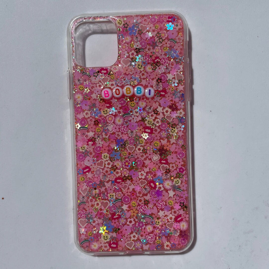 Pink Sparkle Phone Case + Matching Grip