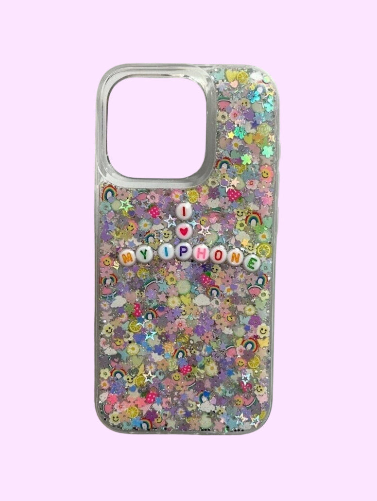 Soft Rainbow Sparkle Phone Case