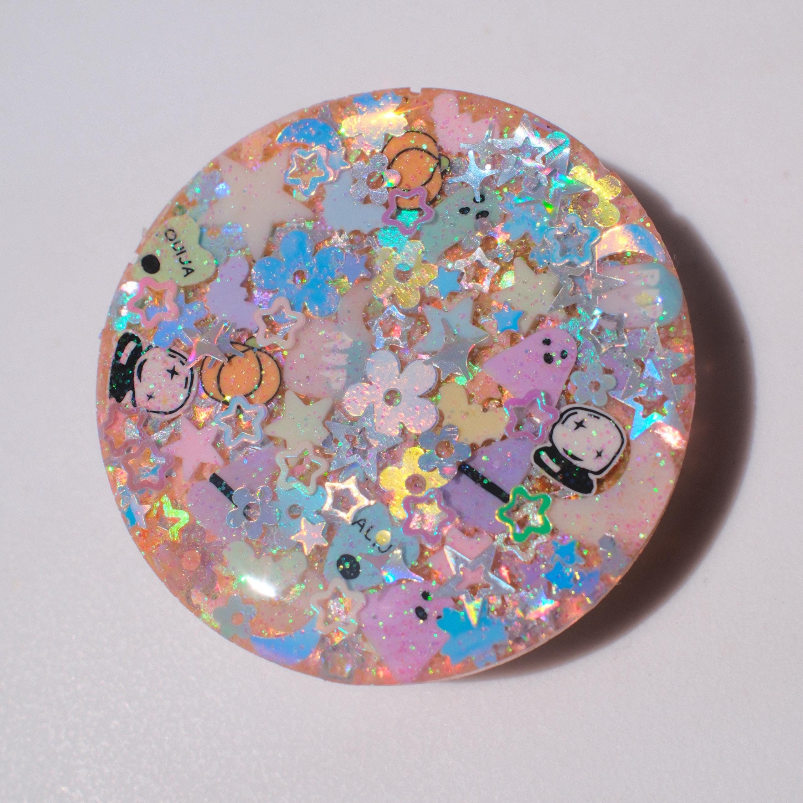 Soft Spooky Sparkle Phone Grip