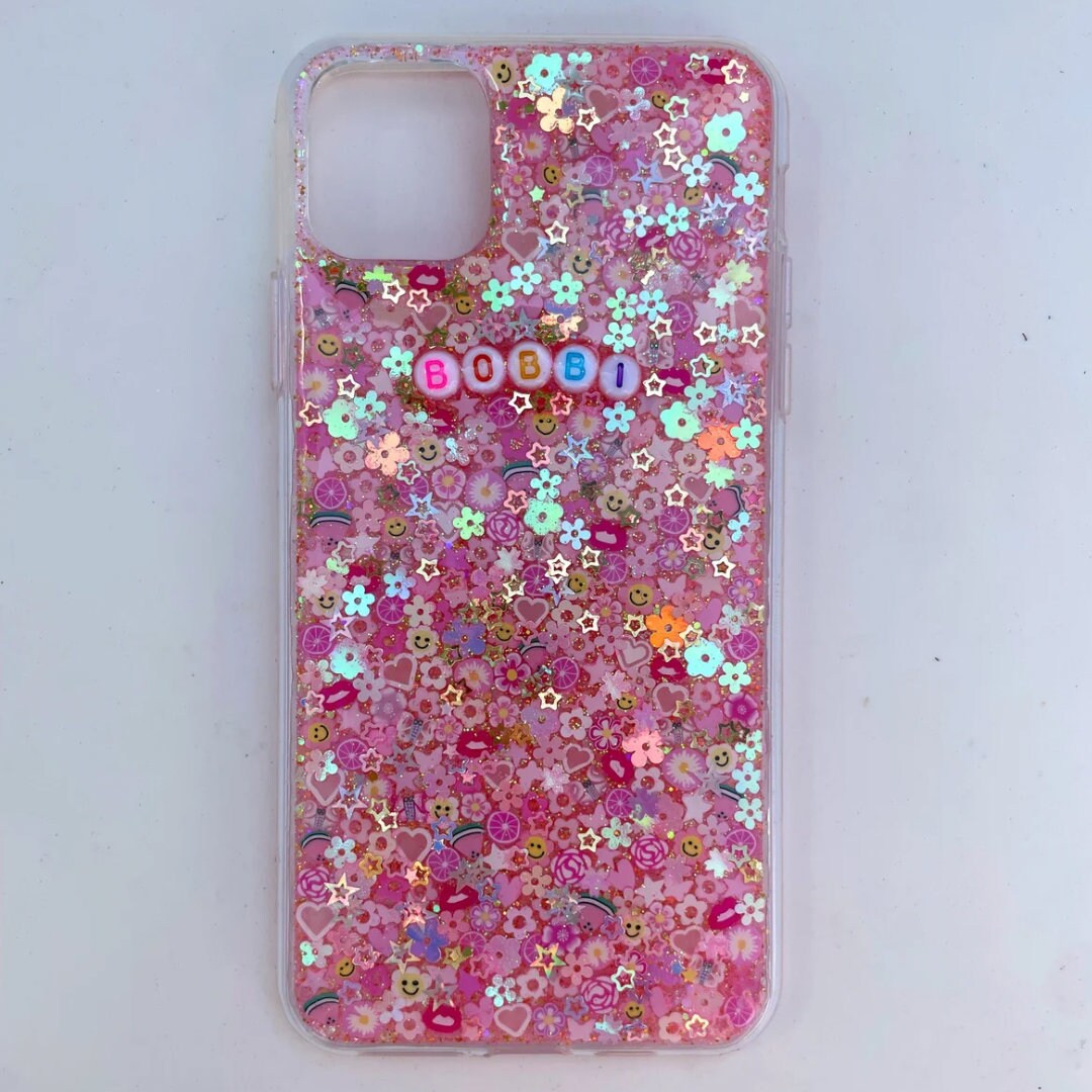 Pink Sparkle Phone Case + Matching Grip