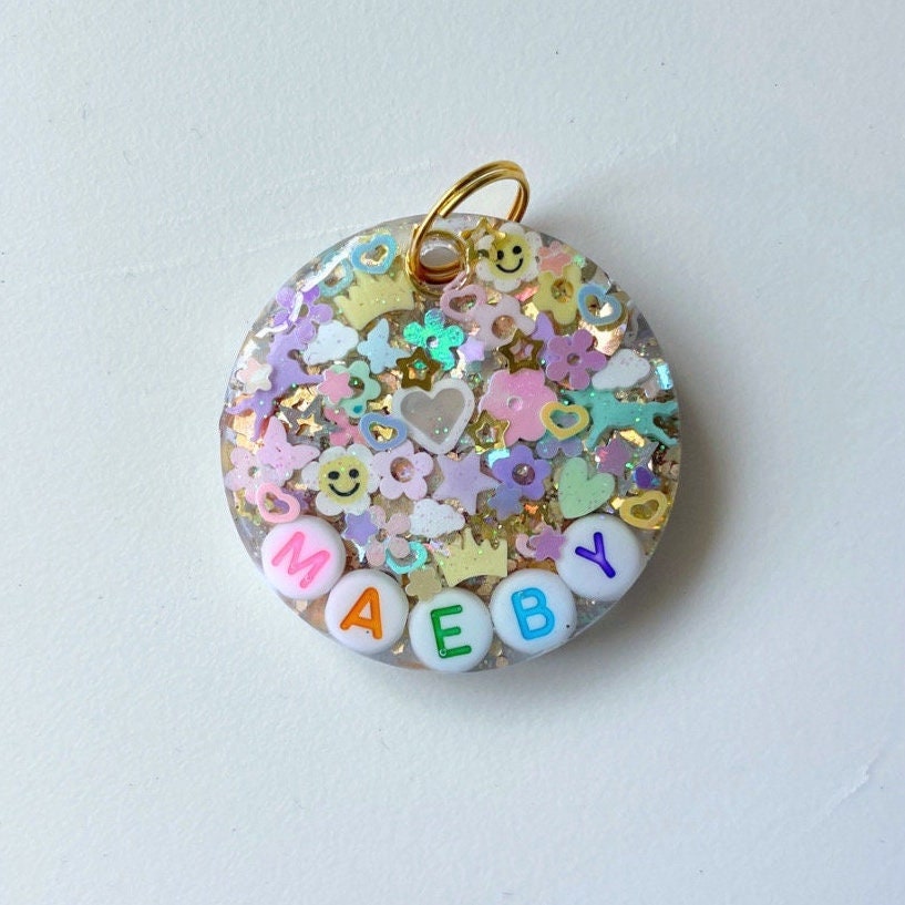 Pastel Sparkle Pet Tag