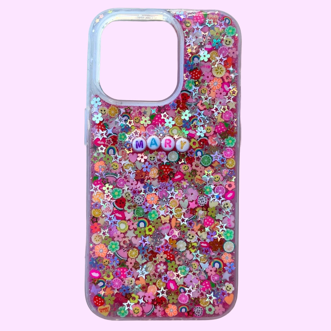 Fuchsia Sparkle Phone Case
