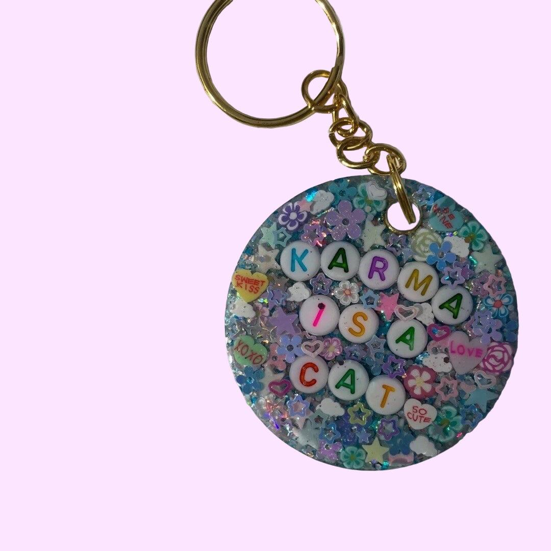 CUSTOM Sparkle Keychain : Build-Your-Own Keychain